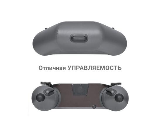 Надувная лодка Фрегат 300Е Лайт серый