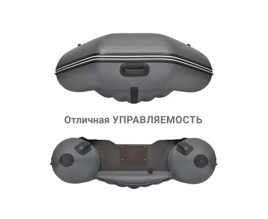 Надувная лодка Фрегат 320 Е НДНД серый