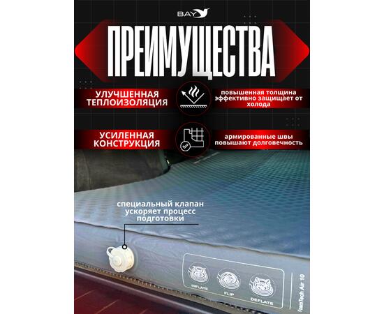 Самонадувающийся коврик Bay NatureTrips FoamTech Air 10 (авто) 191x125x11 см