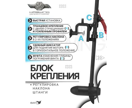 Электромотор лодочный Haswing W-20