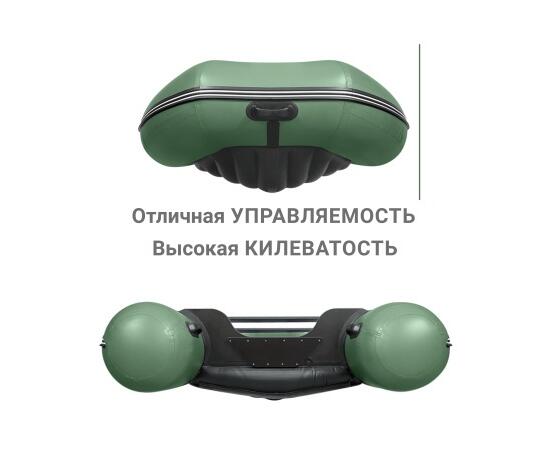 Надувная лодка Фрегат 430 Air (НДНД) Зеленый