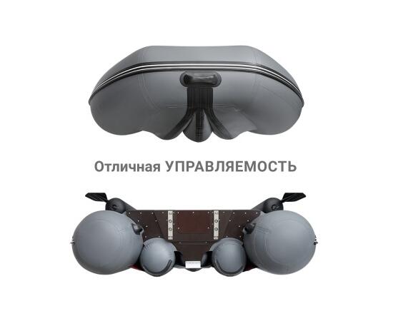 Надувная лодка Фрегат 390 FM Jet/L/S (ФМ Джет/Л/С) Серый