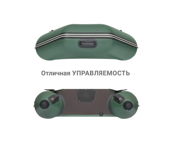 Надувная лодка Фрегат 280 Е Зеленый+ слань-книга