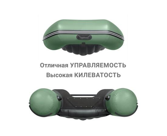 Надувная лодка Фрегат 370 Air (НДНД) Зеленый