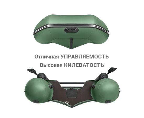 Надувная лодка Фрегат 370 F Зеленый
