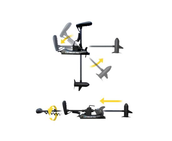 Электромотор лодочный Haswing Cayman B 12V 55 lbs (120 см) GPS