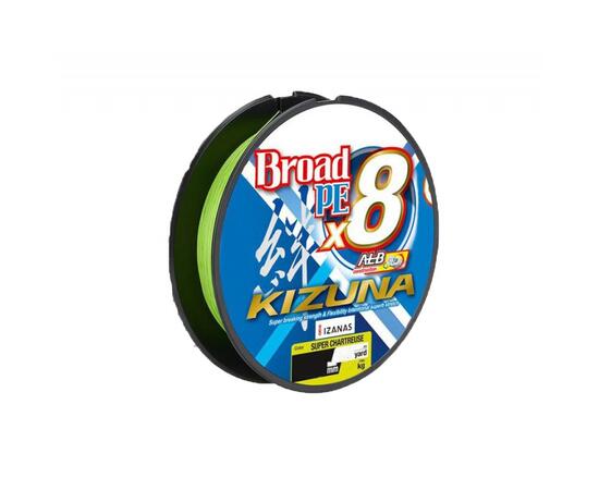 Шнур OWNER Kizuna X8 Broad PE сhartreuse 275м 0,13мм 6,7кг