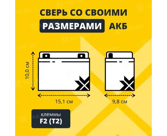 Аккумулятор ZUBR HR 1251 W (12V, 12Ah)
