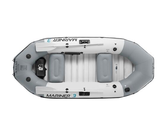 68373 Надувная лодка Intex Мореход 3, 127 х 297 х 46 см, вёсла алюминиевые, насос ручной, до 300 кг