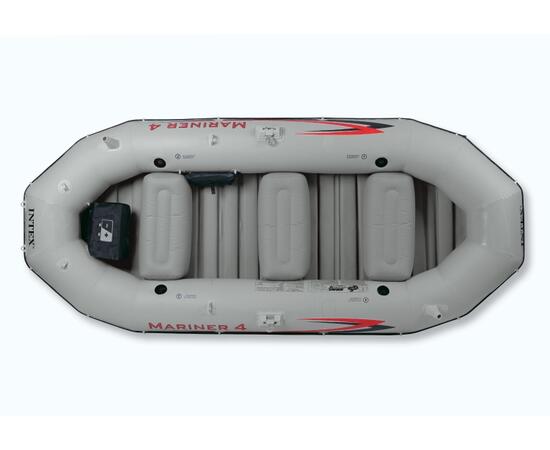 68376 Надувная лодка Intex Mariner 4, 4х-местн., 328 х 145 х 48 см, алюмин.весла, ручной насос, до 400 кг