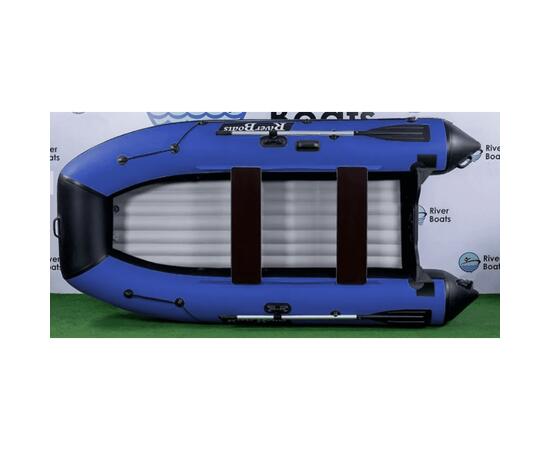 Надувная лодка RiverBoats RB 330 НДНД (черно-синий)