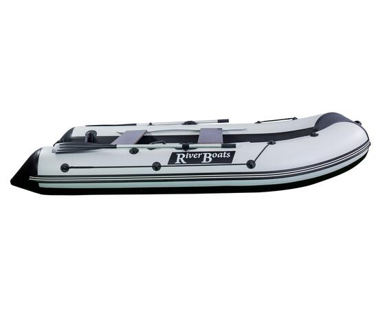 Надувная лодка RiverBoats RB 330 НДНД (серо-белый)