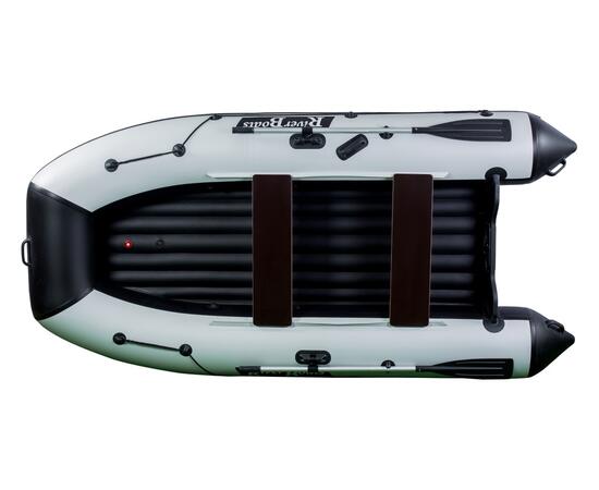 Надувная лодка RiverBoats RB 330 НДНД (серо-белый)