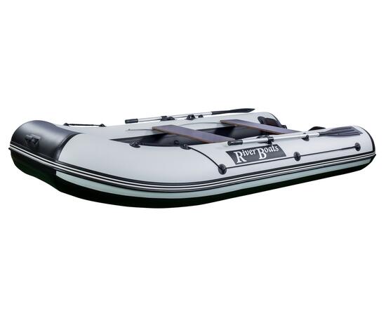 Надувная лодка RiverBoats RB 330 НДНД (черно-красный)