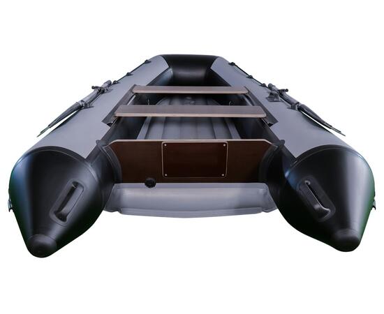 Надувная лодка RiverBoats RB 340 НДНД Лайт (черно-серый)