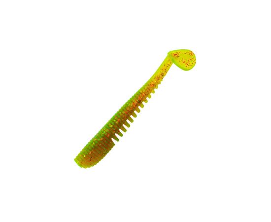 Силиконовая приманка мягкая съедобная Fish Magnet Alpha 3.5" (88,9 мм), цвет 002, 6 шт на рыбалку для щуки и судака
