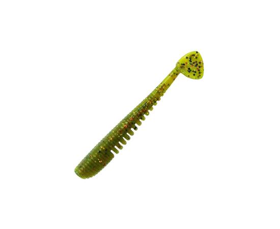Силиконовая приманка мягкая съедобная Fish Magnet Alpha 3.5" (88,9 мм), цвет 123, 6 шт на рыбалку для щуки и судака