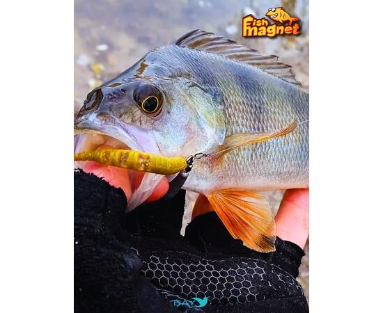 Силиконовая приманка пассивная съедобная Fish Magnet BITA 2" (50.8 мм), цвет 131, 10 шт на рыбалку для окуня