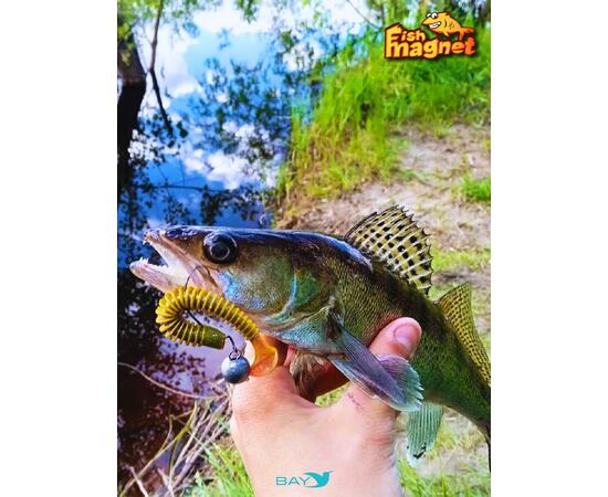 Силиконовая приманка Fish Magnet CHOPPY 2.5, съедобная, 63.5 мм, цвет 140, 8 шт для хищной рыбы
