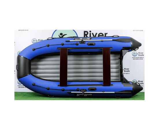 Надувная лодка RiverBoats RB 430 НДНД (черно-синий)
