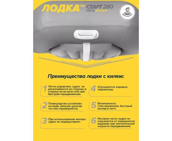 Лодка ПВХ Мичман НДНД 280 Килевая