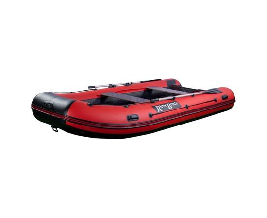 Надувная лодка RiverBoats RB 370 Киль (черно-серый)