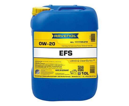 Моторное масло RAVENOL EFS EcoFullSynth SAE 0W-20 (10л)