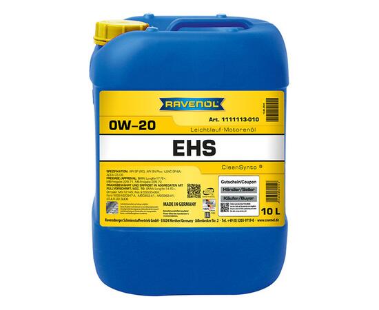 Моторное масло RAVENOL EHS SAE 0W-20 (10л)