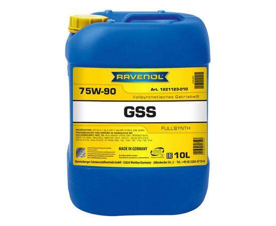 Трансмиссионное масло RAVENOL Gear Super Synth GSS SAE 75W-90 (10л)