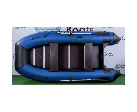 Надувная лодка RiverBoats RB 350 Киль (черно-синий)