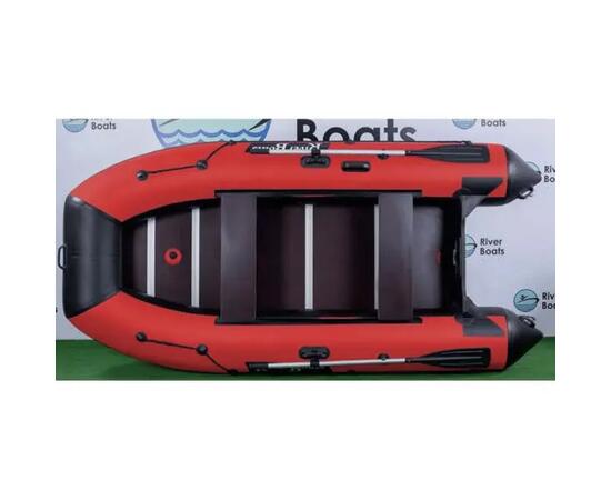 Надувная лодка RiverBoats RB 350 Киль (черно-красный)