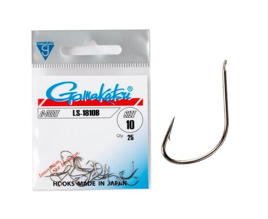 Крючки GAMAKATSU LS-1810B (BROWN) size 010, 25st