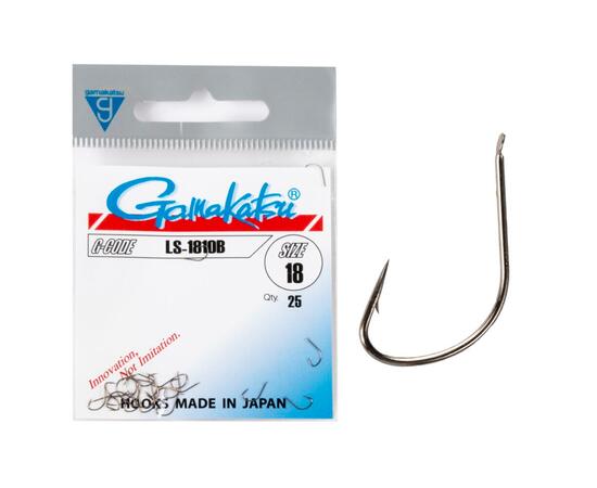 Крючки GAMAKATSU LS-1810B (BROWN) size 018, 25st