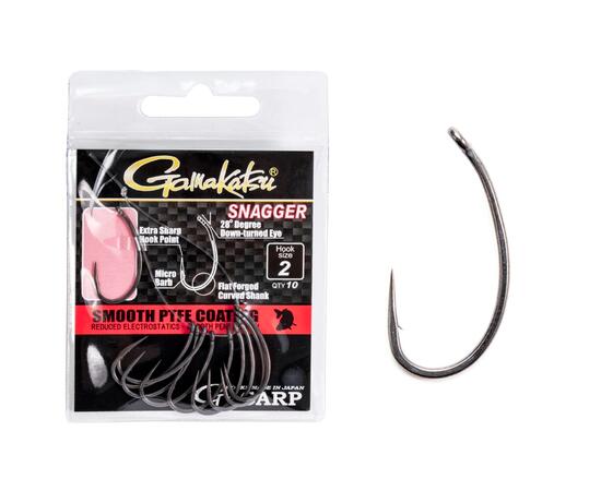 Крючки GAMAKATSU G-CARP SNAGGER 10st, size 2