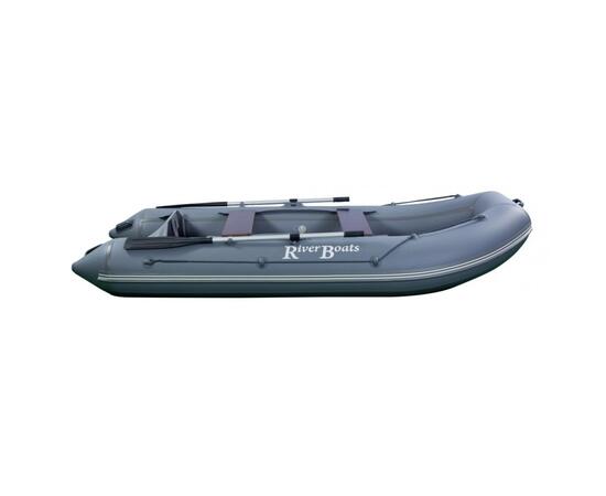 Надувная лодка RiverBoats RB 300  Киль (черно-серый)