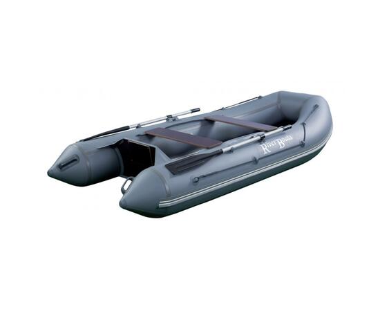 Надувная лодка RiverBoats RB 300  Киль (черно-серый)