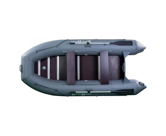 Надувная лодка RiverBoats RB 300  Киль (черно-серый)