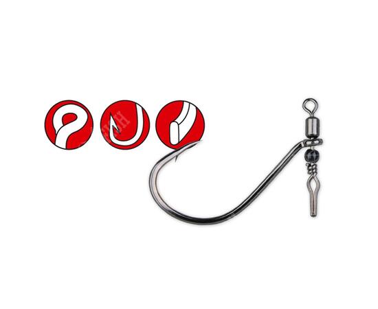 Крючки GAMAKATSU HOOK SWIVEL SHOT NSB #2