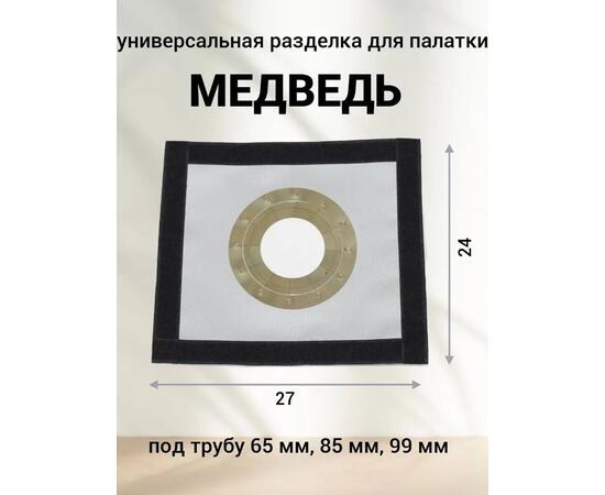 Разделка для палатки Медведь из термоткани 24*27 см универсальная