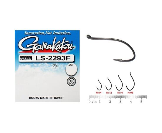 Крючки GAMAKATSU LS-2293F Ring Eye SERIE size 008,10st.