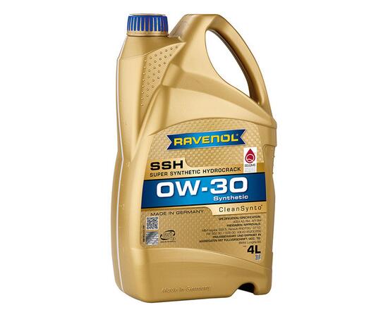 Моторное масло RAVENOL Super Synthetic Hydrocrack SSH SAE 0W-30 (4л)
