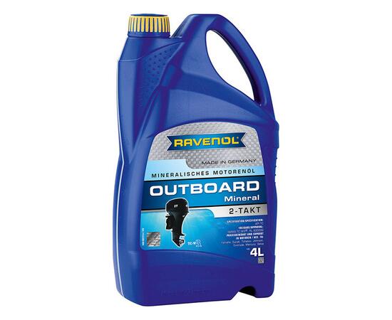 Моторное масло для 2Т лод.моторов RAVENOL Outboardoel 2T Mineral (4л)