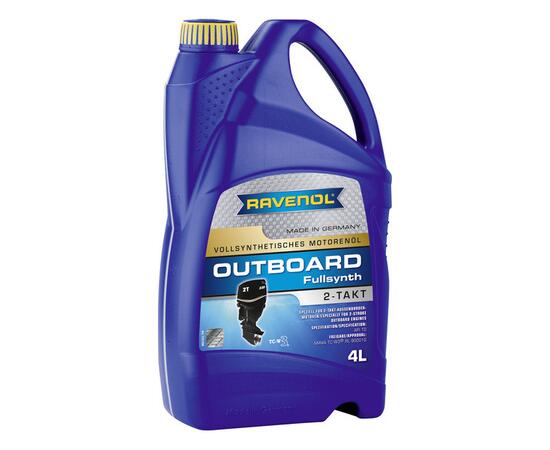 Моторное масло для 2Т лод.моторов RAVENOL Outboardoel 2T Fullsynth. (4л)