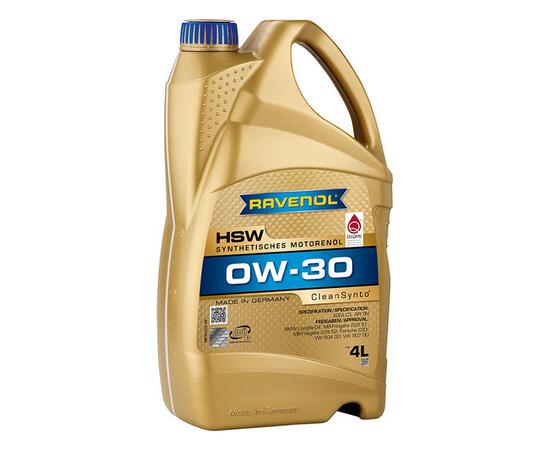 Моторное масло RAVENOL HSW SAE 0W-30 (4л)