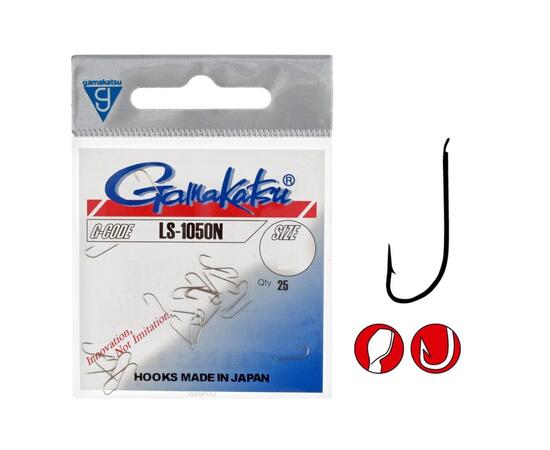 Крючки GAMAKATSU HOOK A1 LS-1050NS #10