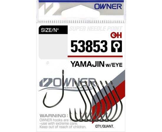 Крючок OWNER Yamajin w/eye BC №2 9шт