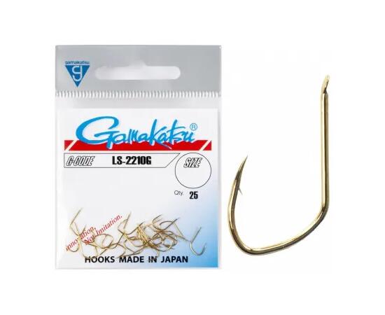 Крючки GAMAKATSU HOOK LS-2210G (GOLD) #14