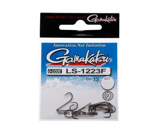 Крючки GAMAKATSU LS-1223F Ring Eye size 006, 13st