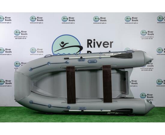 Надувная лодка РИБ RiverBoats RB 380 (серый)