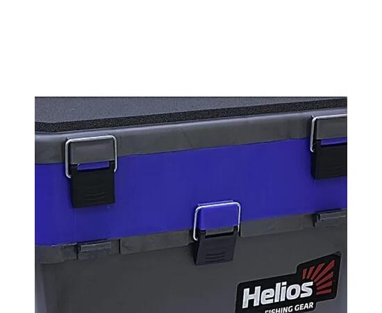 Ящик рыболовный зимний Helios 19 л (серый/синий)
